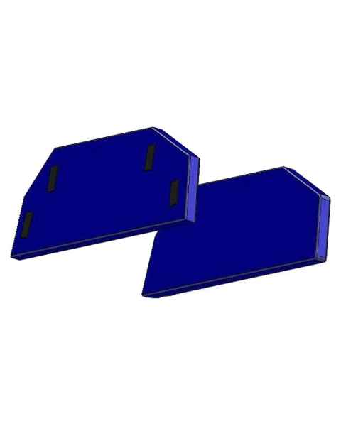 Champion Healthcare CHS-TMA37-15 Side Rail Pad Set for T-Series Procedure Stretcher Chair