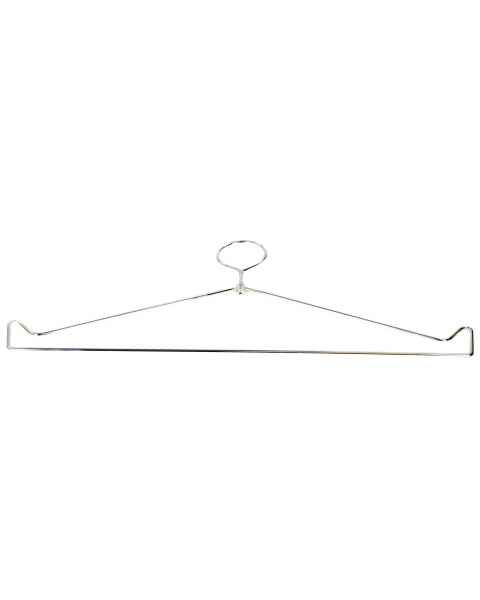 Closed Top Chrome Wire Apron Hanger