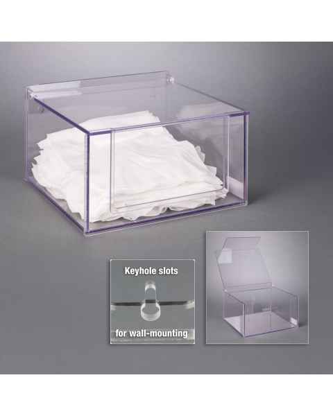 Poltex CLNWIP-W Clean Room Wipe Dispenser - Wall Mount (Wipes not included.)