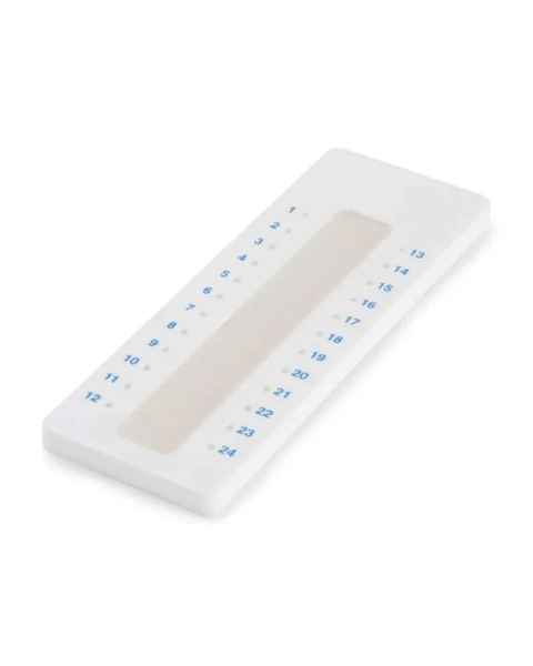 LW Scientific CNP-TUB7-WAX7 Capillary Tube Tray with Sigillum Wax Sealant, 24-Place