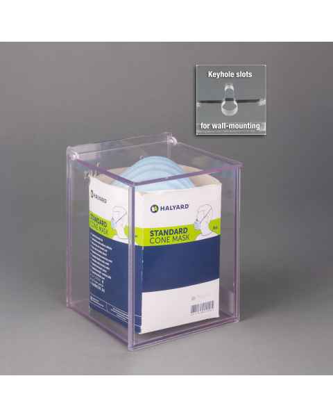 Poltex CONMSK-W Bulk Cone Mask Dispenser - Wall Mount (Cone masks and box are not included.)