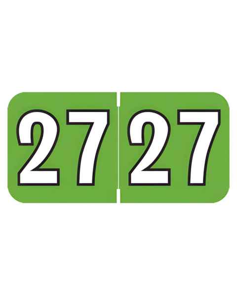 2027 Year Labels - Colwell Compatible COYM Series - Size 3/4