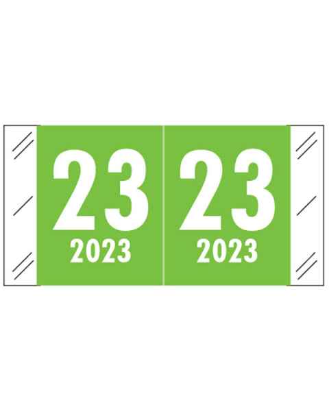 2023 Year Labels - Col'R'Tab Compatible - Size 3/4" H x 1 1/2" W