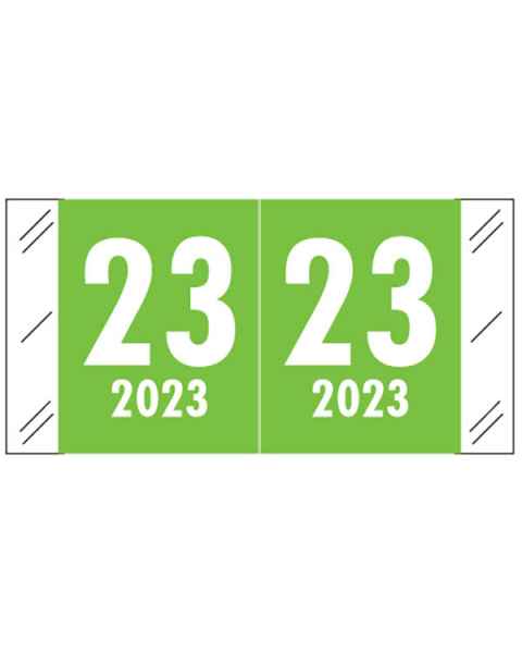 2023 Year Labels - Col'R'Tab Compatible - Size 3/4