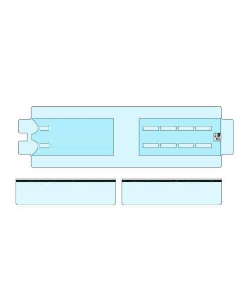 RadScan CT-SP40-03 Siemens CT Slicker Cover with Skirts for PHS2000 Table - 18"W x 94.5"L, 6.5" Flap