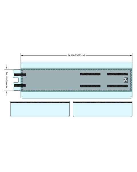 RadScan CT-SS4C-02 Siemens Slicker Cushion for PHS2000 Table