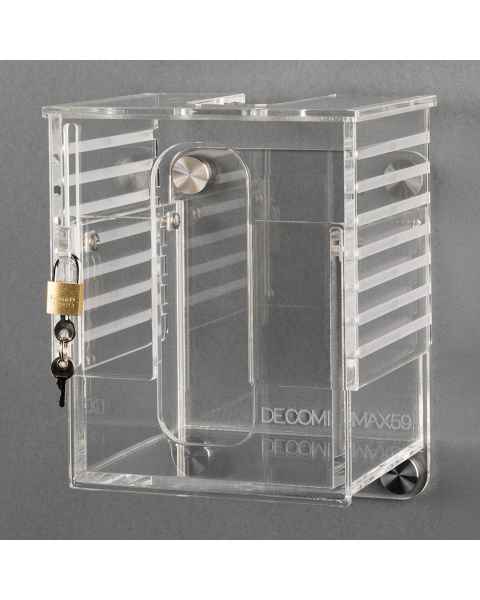 Poltex DECOMINMAX59-W Deco Universal Wipe Cannister Holder (Wipe Cannister, Wipe Tub, Wipes, Glove Box, and Gloves are Not Included)