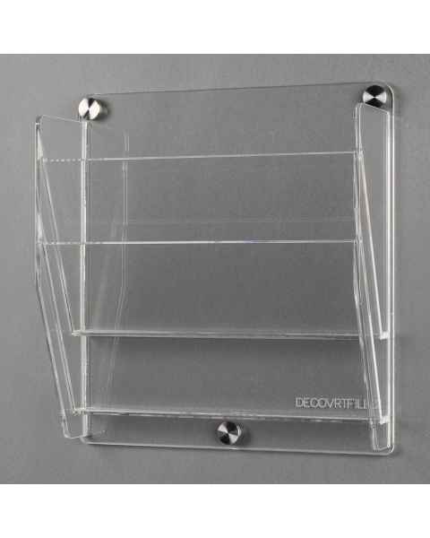 Poltex DECOVRTFILE2-W Deco Vertical Wall File, 2 Pocket