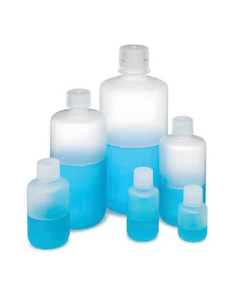 Globe Scientific Diamond® RealSeal™ Narrow Mouth, Boston Round, PP Bottle with PP Cap