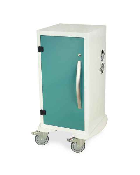 Harloff Model DSC24SK Short Savary Dilator Storage Cart for Dilators up to 28"L - Key Lock