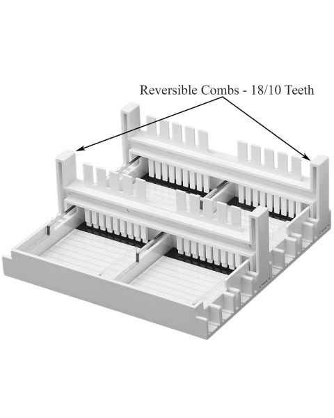 Reversible Combs for E1101-CS2 Casting Stand - 18/10 Teeth