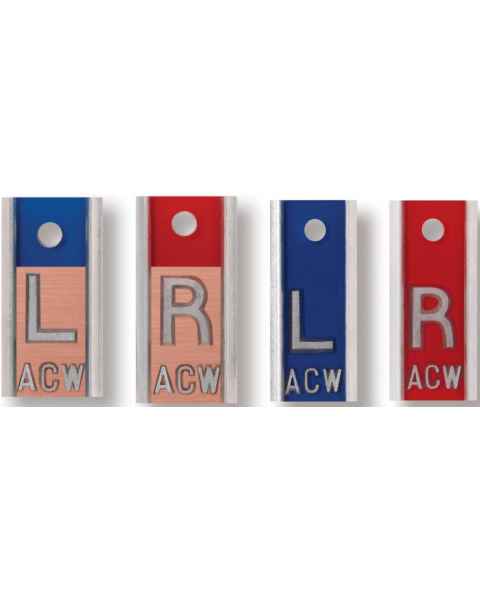 Aluminum Copper Markers - 1 to 3 Initials (Two Sets)