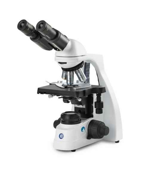 Globe Scientific EBS-1152-PLI bScope Binocular Compound Microscope, HWF 10x/20mm Eyepieces, Quintuple Nosepiece with Plan PLi