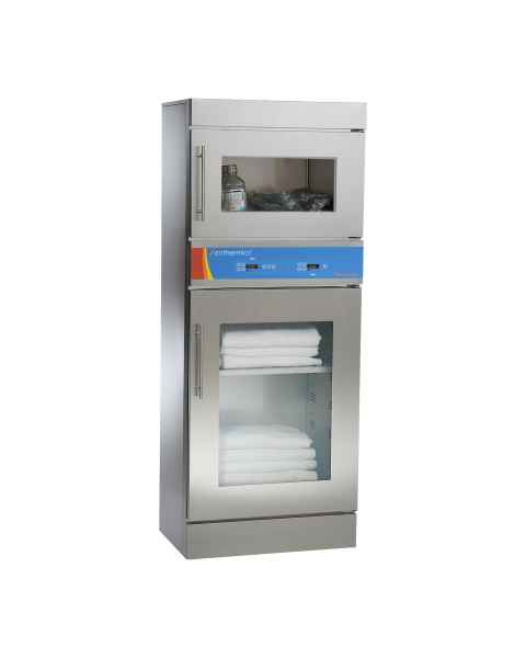 Enthermics EC1350BL Titan Series Dual Cavity Combination Warmer, 13.30 Cubic Feet - Right-Hinged Windowed Door, Without Lock (IV Bags, Irrigation Bottles, and Blankets are Not Included)