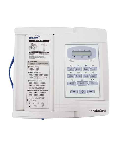 Bionet ECG-2000(N) CardioCare 2000 12-Channel Interpretive ECG, Front Top View