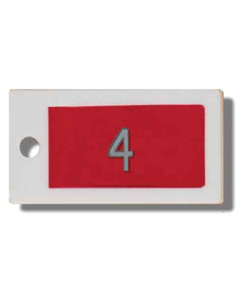 Plastic Marker - 3/8" - 1 Digit