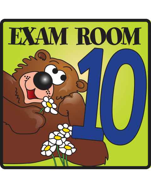 Exam Room 10 Sign