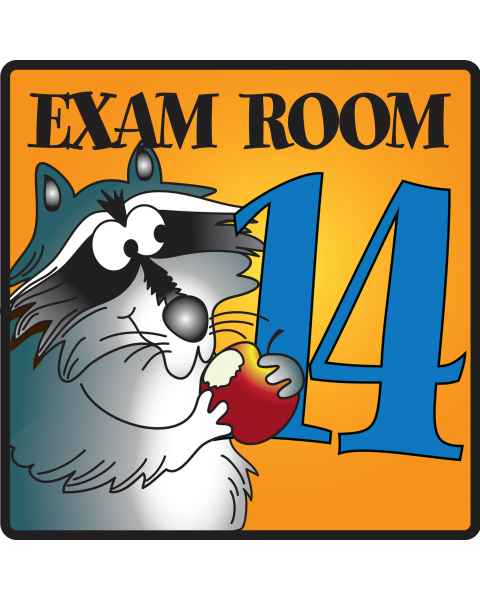 Clinton Exam Room 14 Sign