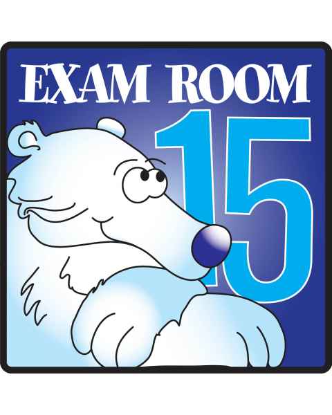 Clinton Exam Room 15 Sign