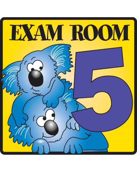 Exam Room 5 Sign