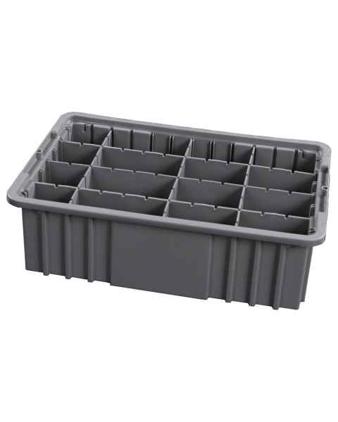 Harloff EXTRAY6 Drawer Exchange Tray with Adjustable Plastic Dividers for 6" High Drawers