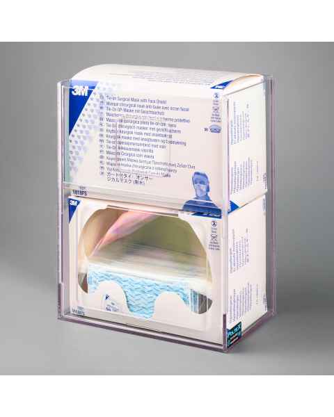 Poltex FACESHLD2VM Face Mask with Shield Holder, 2 Box Capacity (Mask Boxes and Masks are Not Included)