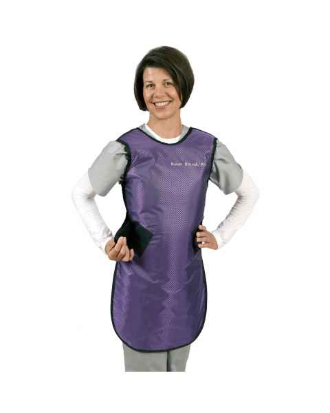 Shielding Flex Back - Hook and Loop Closure - Ultra Lite Lead Apron with Tethered Collar (Front)