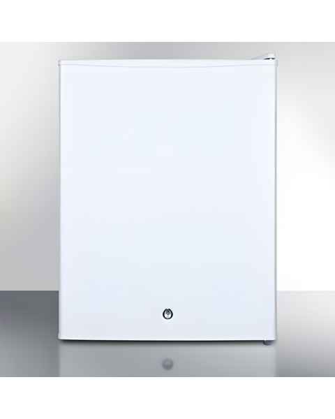 Accucold Compact All-Refrigerator with 2 Wire Shelves, Solid Door, 2.4 Cubic Feet - Front View