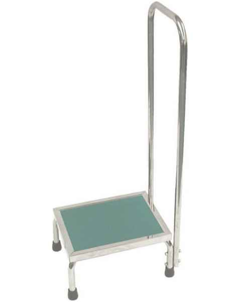 MRI Non-Magnetic Step Stool with Handrail
