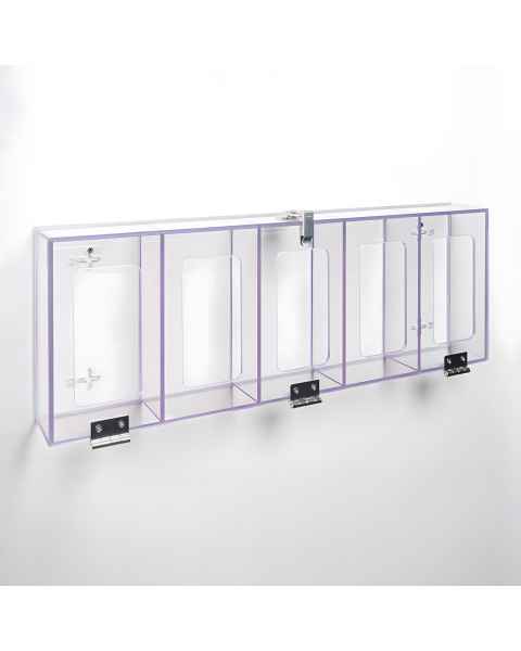 Poltex GBCAB5-W Front-Load Glove Box Cabinet - 5 Box Capacity