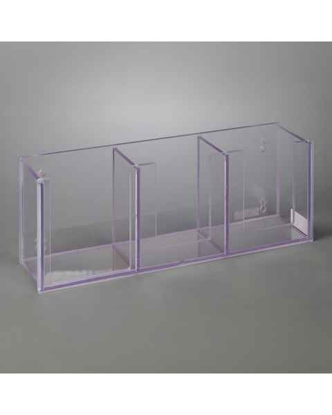 Poltex GBSTUF Dual Glove Box Holder with Wipe Canister Dispenser