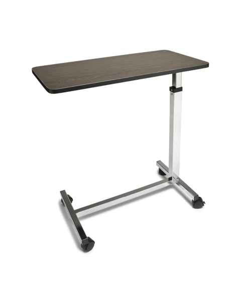 Lumex&reg; GF8902 Economy Overbed Table, Non-Tilt, Chrome-Plated