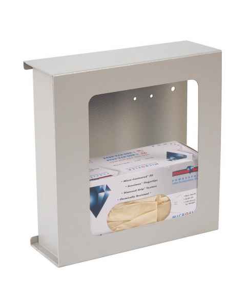 Harloff GLOVEBOX2DM Dual Glove Box Holder for M-Series or A-Series Medical Carts, Direct Mount (PLEASE NOTE, MEDICAL GLOVES NOT INCLUDED)