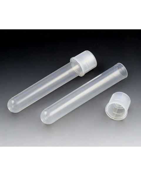 17mm x 100mm (14mL) Culture Tubes with Attached Dual Position Cap - Sterile