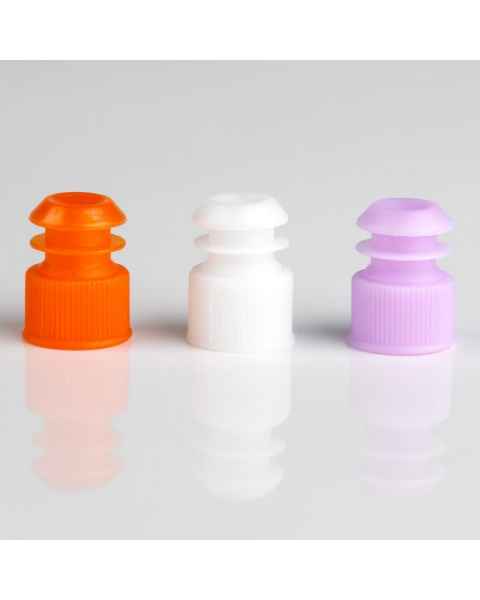 13mm Flanged Plug Cap - Polyethylene