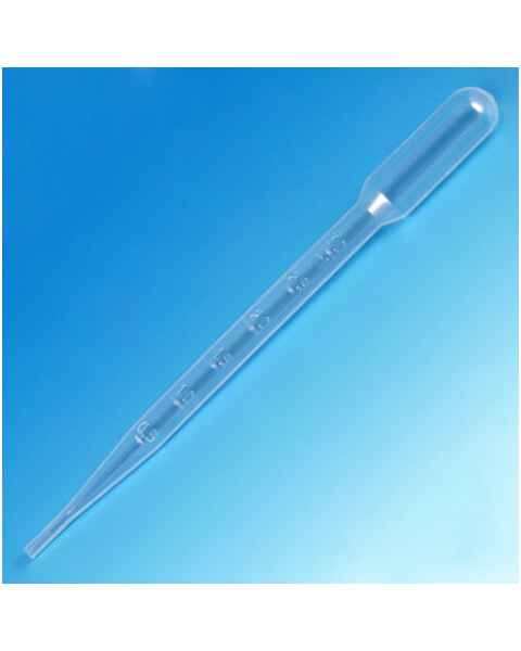 Transfer Pipets - Graduated to 3mL - Capacity 7.0mL - Total Length 155mm - Sterile
