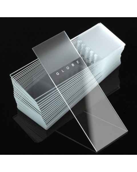 Microscope Slides - Diamond White Glass - Frosted - 90° Ground Edges 90°Corners
