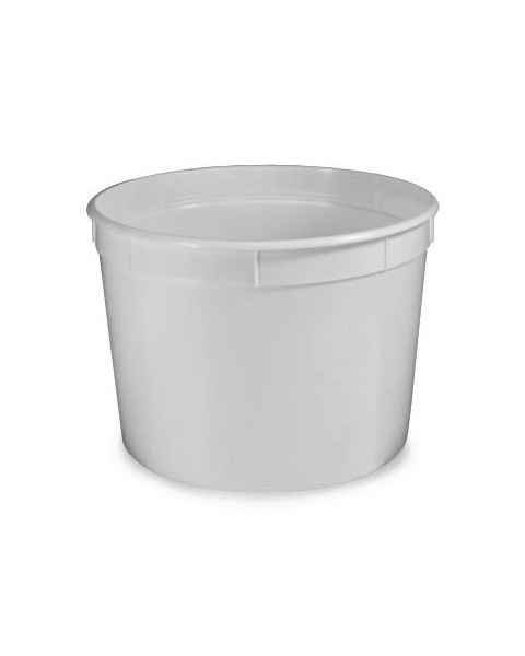 Heavy Duty Multi-Purpose Containers with Snap-On Lid - White