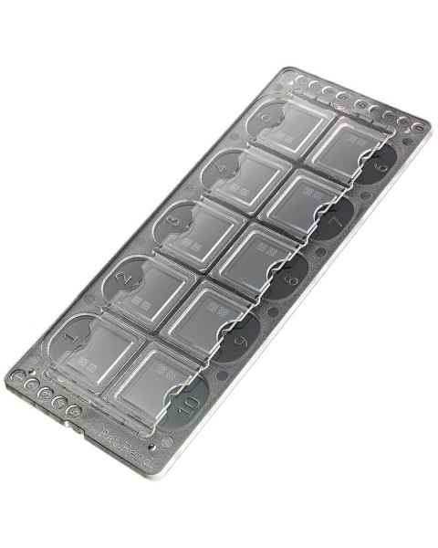 Quick-Read Precision Cell Urinalysis Slide with Counting Circles - 10 Chambers