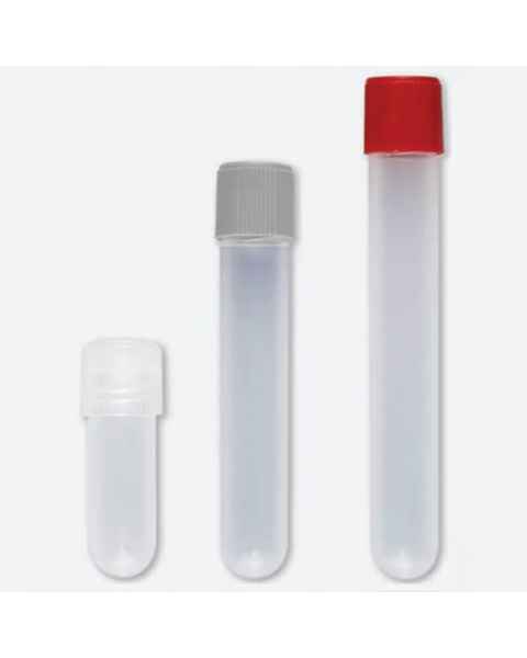 Sample Tubes - External Threads - Round Bottom - Polypropylene