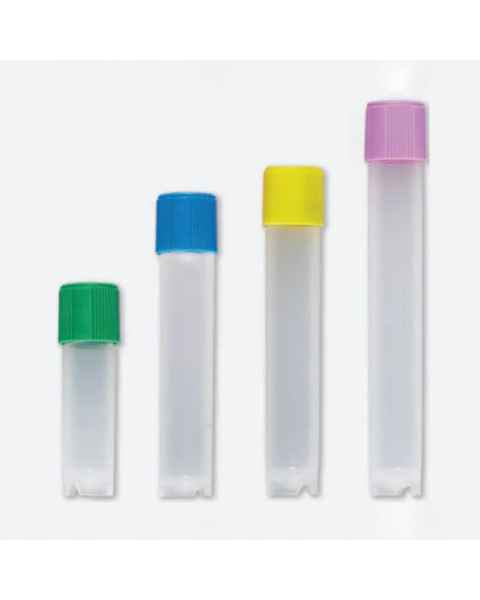 Sample Tubes - External Threads - Self-Standing Round Bottom -  Polypropylene