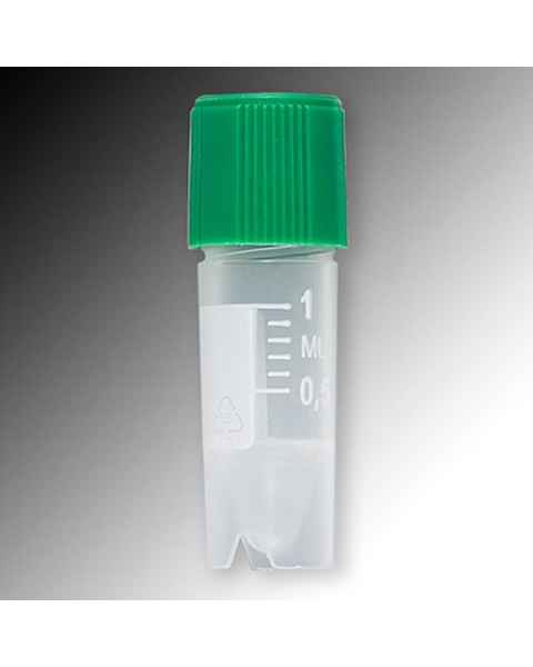 Sample Tubes 1.2mL - External Threads - Self-Standing Conical Bottom - Polypropylene (PP) - Graduated & Marking Area