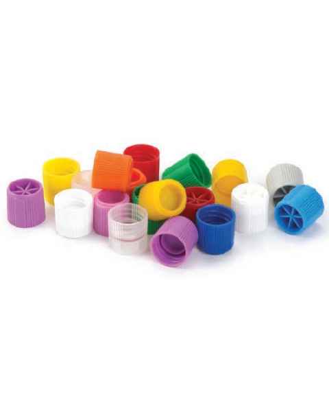 Screw Caps with Silicone Washer for Sample Tubes with External Threads - Polypropylene