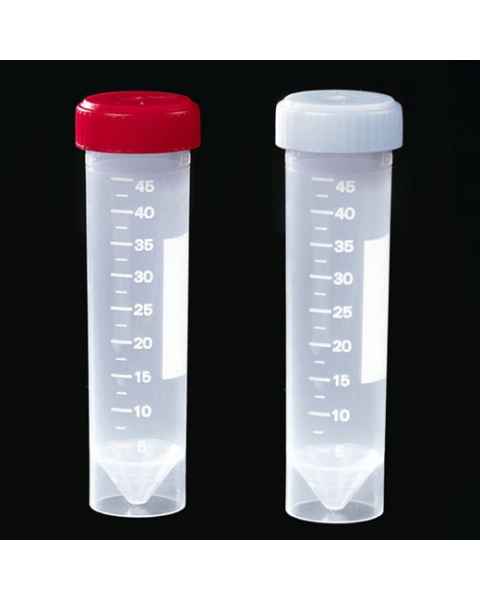 50mL Centrifuge Tubes with Screw Caps - Self-Standing with Conical Bottom - Polypropylene