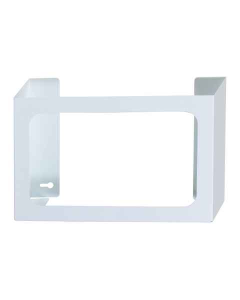 Triple White Steel Glove Box Holder