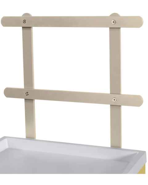 Two Tier Raised Back Rail System for Mini Line Carts