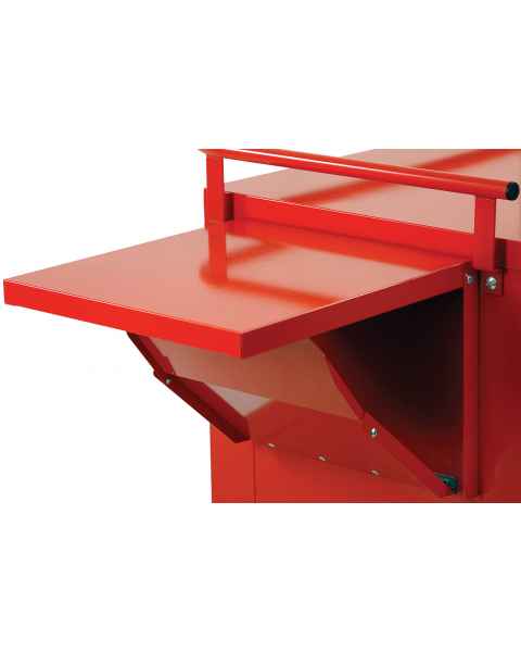 Side Mounted Drop Shelf Without Lip for V-Series Carts