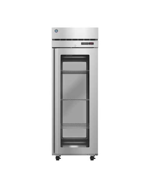 Hoshizaki HC1A-FGE-FGE Steelheart&reg; Series Single-Section Pass-Thru Heated Cabinet with 3 Wire Shelves, Glass Door - 23.82 Cubic Feet