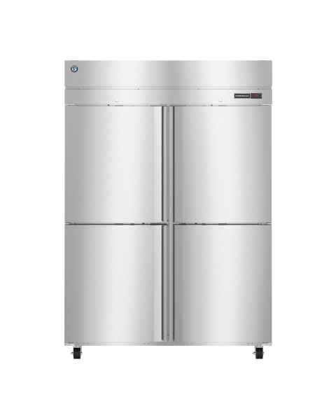 Hoshizaki HC2A-HS-HS Steelheart&reg; Series Two-Section Pass-Thru Heated Cabinet with 6 Wire Shelves, Stainless Steel Half Doors - 52.10 Cubic Feet