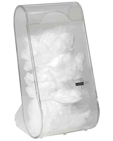 Clearly Safe Acrylic Safety Soft Cover Dispenser - Clear